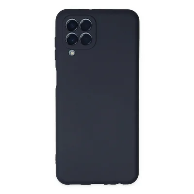BUĞZ Samsung Galaxy M33 Kılıf Nano İçi Kadife Silikon - Lacivert