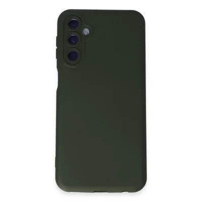 BUĞZ Samsung Galaxy M34 5g Kılıf Nano İçi Kadife Silikon - Koyu Yeşil