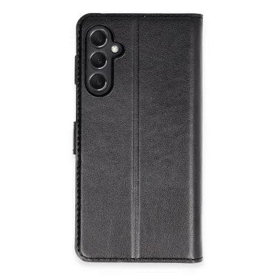 BUĞZ Samsung Galaxy M34 5g Kılıf Trend S Plus Kapaklı Kılıf - Siyah