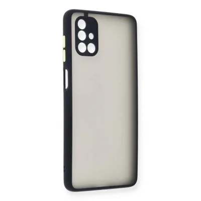 BUĞZ Samsung Galaxy M51 Kılıf Montreal Silikon Kapak - Lacivert