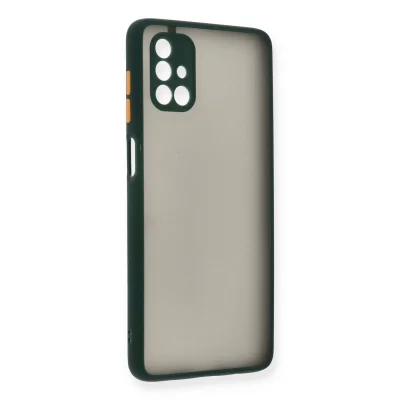 BUĞZ Samsung Galaxy M51 Kılıf Montreal Silikon Kapak - Yeşil