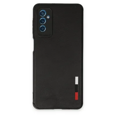 BUĞZ Samsung Galaxy M52 5g Kılıf Loop Deri Silikon - Siyah