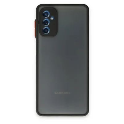 BUĞZ Samsung Galaxy M52 5g Kılıf Montreal Silikon Kapak - Siyah