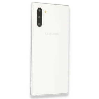 BUĞZ Samsung Galaxy Note 10 Kılıf Lüx Şeffaf Silikon