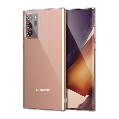 BUĞZ Samsung Galaxy Note 20 Ultra Kılıf Lüx Şeffaf Silikon
