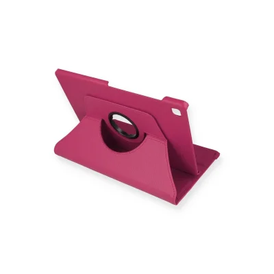 BUĞZ Samsung Galaxy P610 Tab S6 Lite 10.4 Kılıf 360 Tablet Deri Kılıf - Pembe