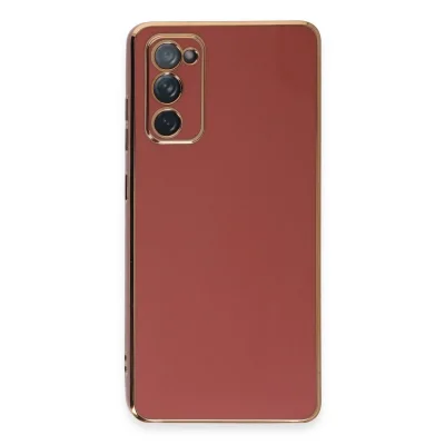 BUĞZ Samsung Galaxy S20 Fe Kılıf Volet Silikon - Kırmızı