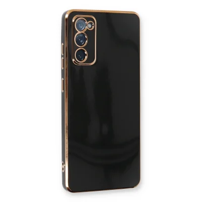 BUĞZ Samsung Galaxy S20 Fe Kılıf Volet Silikon - Siyah