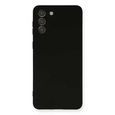 BUĞZ Samsung Galaxy S21 Plus Kılıf Nano İçi Kadife Silikon - Siyah
