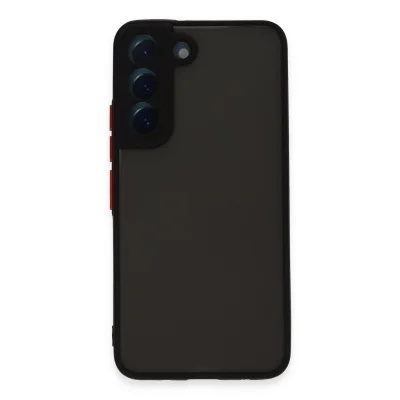 BUĞZ Samsung Galaxy S22 Kılıf Montreal Silikon Kapak - Siyah
