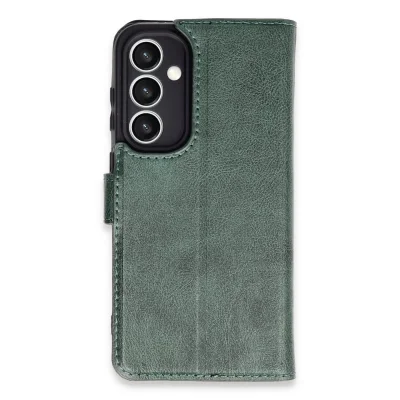 BUĞZ Samsung Galaxy S23 Fe Kılıf Trend S Plus Kapaklı Kılıf - Yeşil