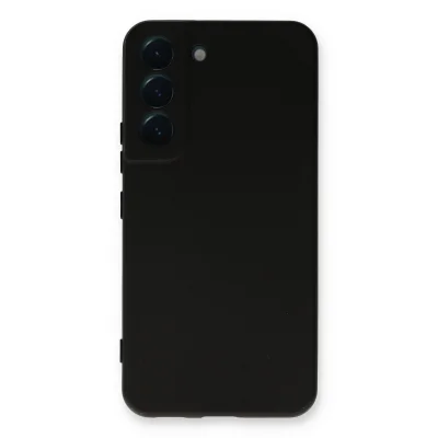 BUĞZ Samsung Galaxy S23 Kılıf Nano İçi Kadife Silikon - Siyah
