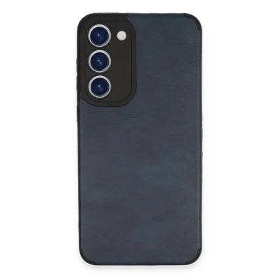 BUĞZ Samsung Galaxy S23 Plus Kılıf Loop Deri Silikon - Lacivert