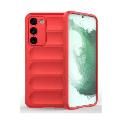 BUĞZ Samsung Galaxy S23 Plus Kılıf Optimum Silikon - Kırmızı