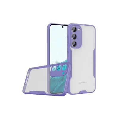 BUĞZ Samsung Galaxy S23 Plus Kılıf Platin Silikon - Lila