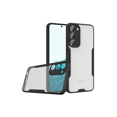 BUĞZ Samsung Galaxy S23 Plus Kılıf Platin Silikon - Siyah
