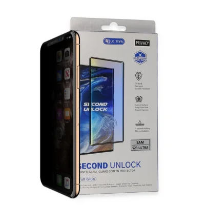 BUĞZ Samsung Galaxy S23 Ultra Durable Full Glue Curved Hayalet Cam