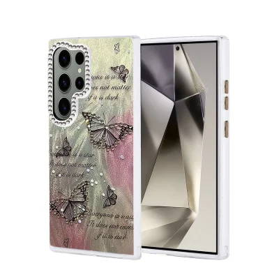 BUĞZ Samsung Galaxy S23 Ultra Kılıf Blade Aynalı Desenli Kapak - Desen 6