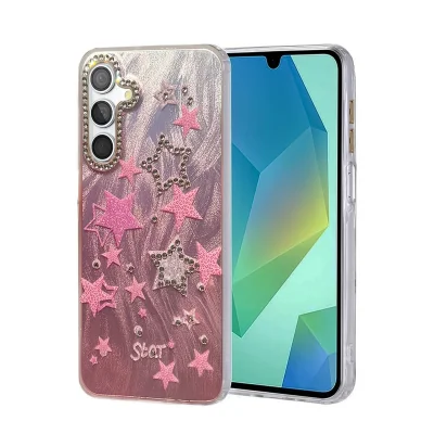 BUĞZ Samsung Galaxy S24 Fe Kılıf Blade Aynalı Desenli Kapak - Desen 7