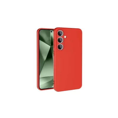 BUĞZ Samsung Galaxy S24 Fe Kılıf Nano İçi Kadife Silikon - Kırmızı