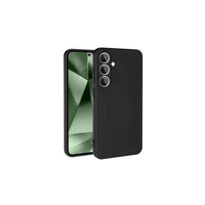 BUĞZ Samsung Galaxy S24 Fe Kılıf Nano İçi Kadife Silikon - Siyah