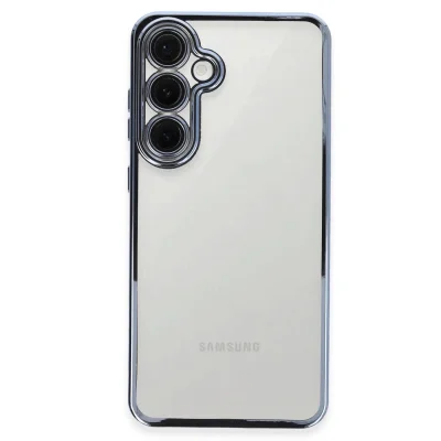 BUĞZ Samsung Galaxy S24 Fe Kılıf Razer Lensli Silikon - Lacivert