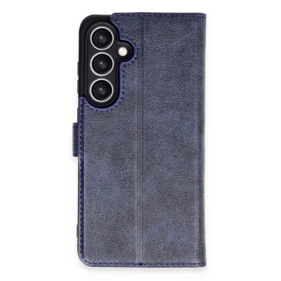 BUĞZ Samsung Galaxy S24 Fe Kılıf Trend S Plus Kapaklı Kılıf - Lacivert