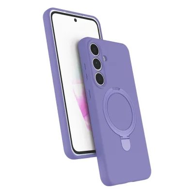 BUĞZ Samsung Galaxy S24 Fe Regal Magsafe Standlı Kapak - Lila