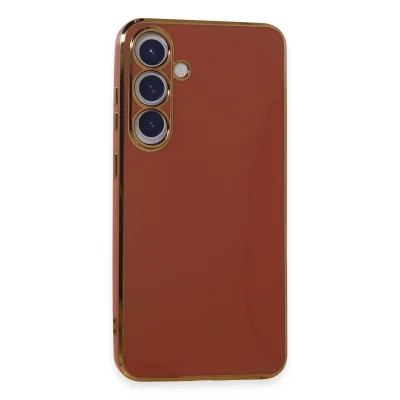 BUĞZ Samsung Galaxy S24 Kılıf Volet Silikon - Kırmızı