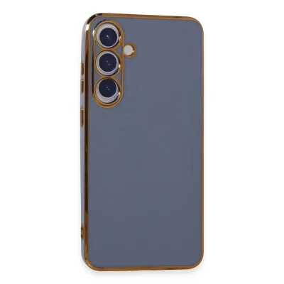 BUĞZ Samsung Galaxy S24 Plus Kılıf Volet Silikon - Mavi