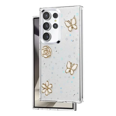 BUĞZ Samsung Galaxy S24 Ultra Fiyonk Desenli Kapak - Desen 10