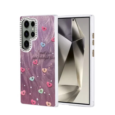 BUĞZ Samsung Galaxy S24 Ultra Kılıf Blade Aynalı Desenli Kapak - Desen 8