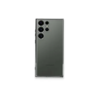 BUĞZ Samsung Galaxy S24 Ultra Kılıf Razer Lensli Silikon - Mor