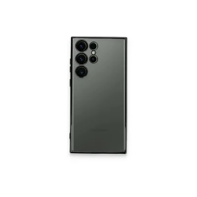 BUĞZ Samsung Galaxy S24 Ultra Kılıf Razer Lensli Silikon - Yeşil