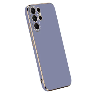 BUĞZ Samsung Galaxy S24 Ultra Kılıf Volet Silikon - Mavi