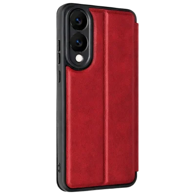 BUĞZ Samsung Galaxy S25 Edge Flip Cover - Kırmızı