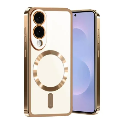 BUĞZ Samsung Galaxy S25 Edge Kross Magneticsafe Kapak - Çöl Titanyum