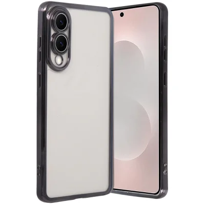 BUĞZ Samsung Galaxy S25 Edge Razer Lensli Silikon - Siyah