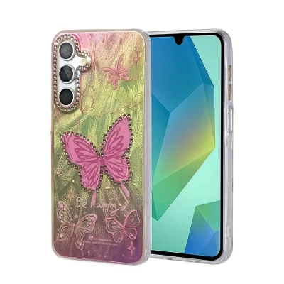 BUĞZ Samsung Galaxy S25 Plus Kılıf Blade Aynalı Desenli Kapak - Desen 5