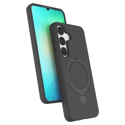 BUĞZ Samsung Galaxy S25 Regal Magsafe Standlı Kapak - Titan Gri