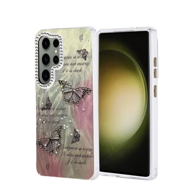 BUĞZ Samsung Galaxy S25 Ultra Kılıf Blade Aynalı Desenli Kapak - Desen 6