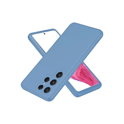 BUĞZ Samsung Galaxy S25 Ultra Kılıf First Silikon - Mavi