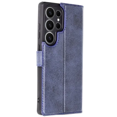 BUĞZ Samsung Galaxy S25 Ultra Kılıf Trend S Plus Kapaklı Kılıf - Lacivert
