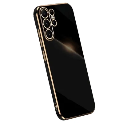 BUĞZ Samsung Galaxy S25 Ultra Kılıf Volet Silikon - Siyah