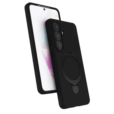 BUĞZ Samsung Galaxy S26 Plus Regal Magsafe Standlı Kapak - Siyah