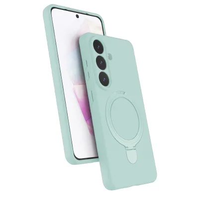 BUĞZ Samsung Galaxy S26 Plus Regal Magsafe Standlı Kapak - Su Yeşili