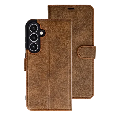 BUĞZ Samsung Galaxy S26 Plus Trend S Plus Kapaklı Kılıf - Taba