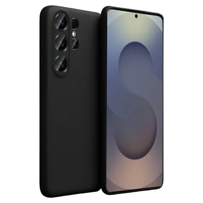 BUĞZ Samsung Galaxy S26 Ultra Nano İçi Kadife Silikon - Siyah