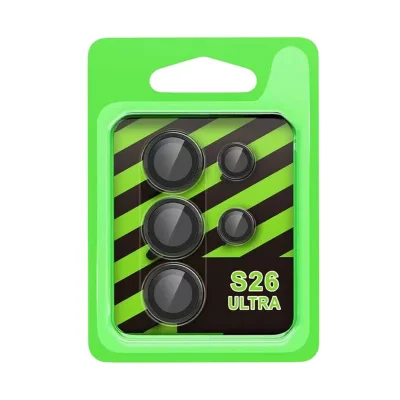 BUĞZ Samsung Galaxy S26 Ultra Raze Metal Kamera Lens - Siyah