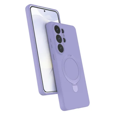 BUĞZ Samsung Galaxy S26 Ultra Regal Magsafe Standlı Kapak - Lila